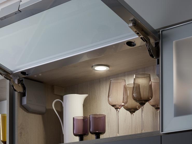 LED Round Magnetic Cabinet Light Natural Cabinet Crop