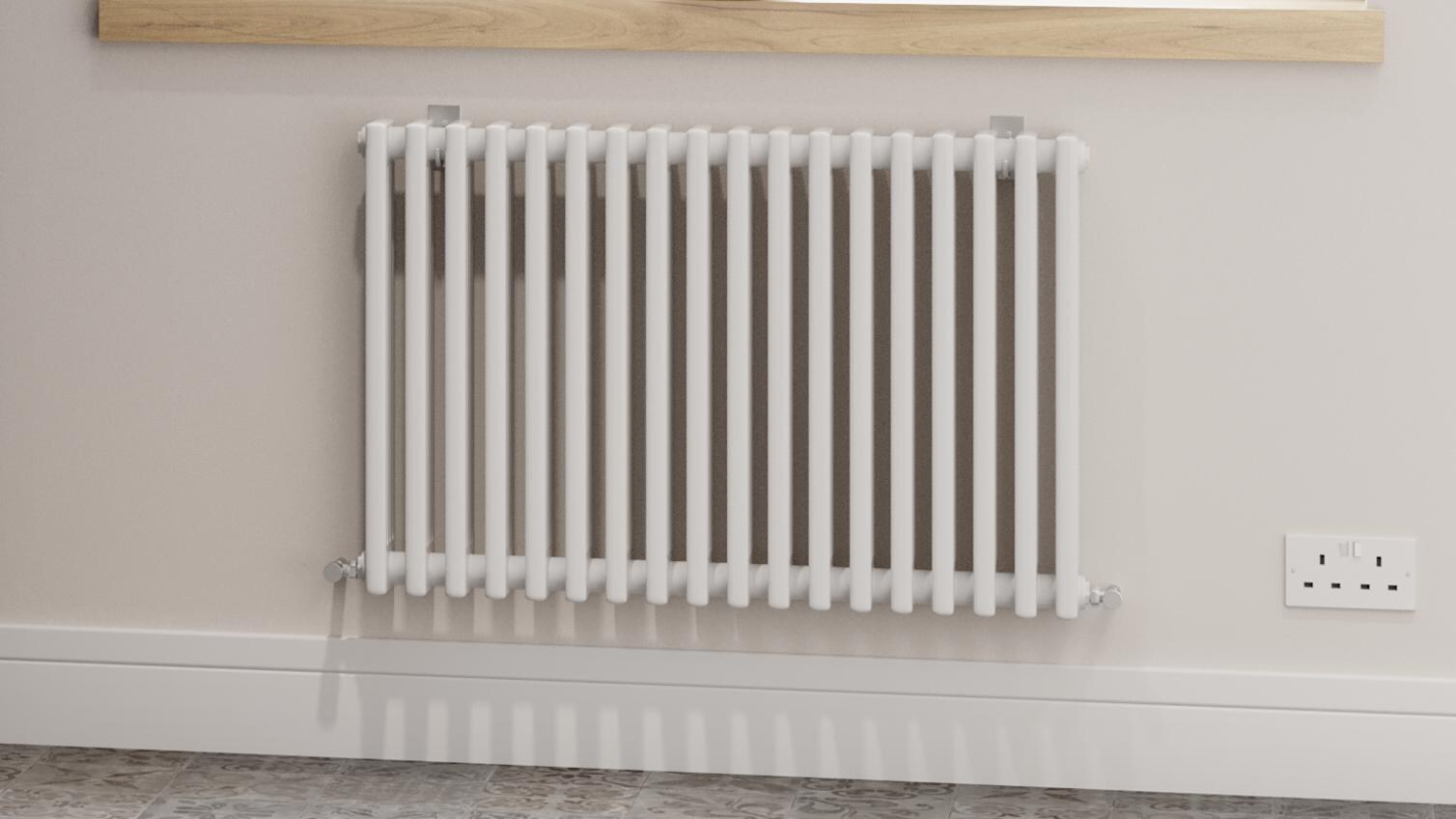 radiator in situ