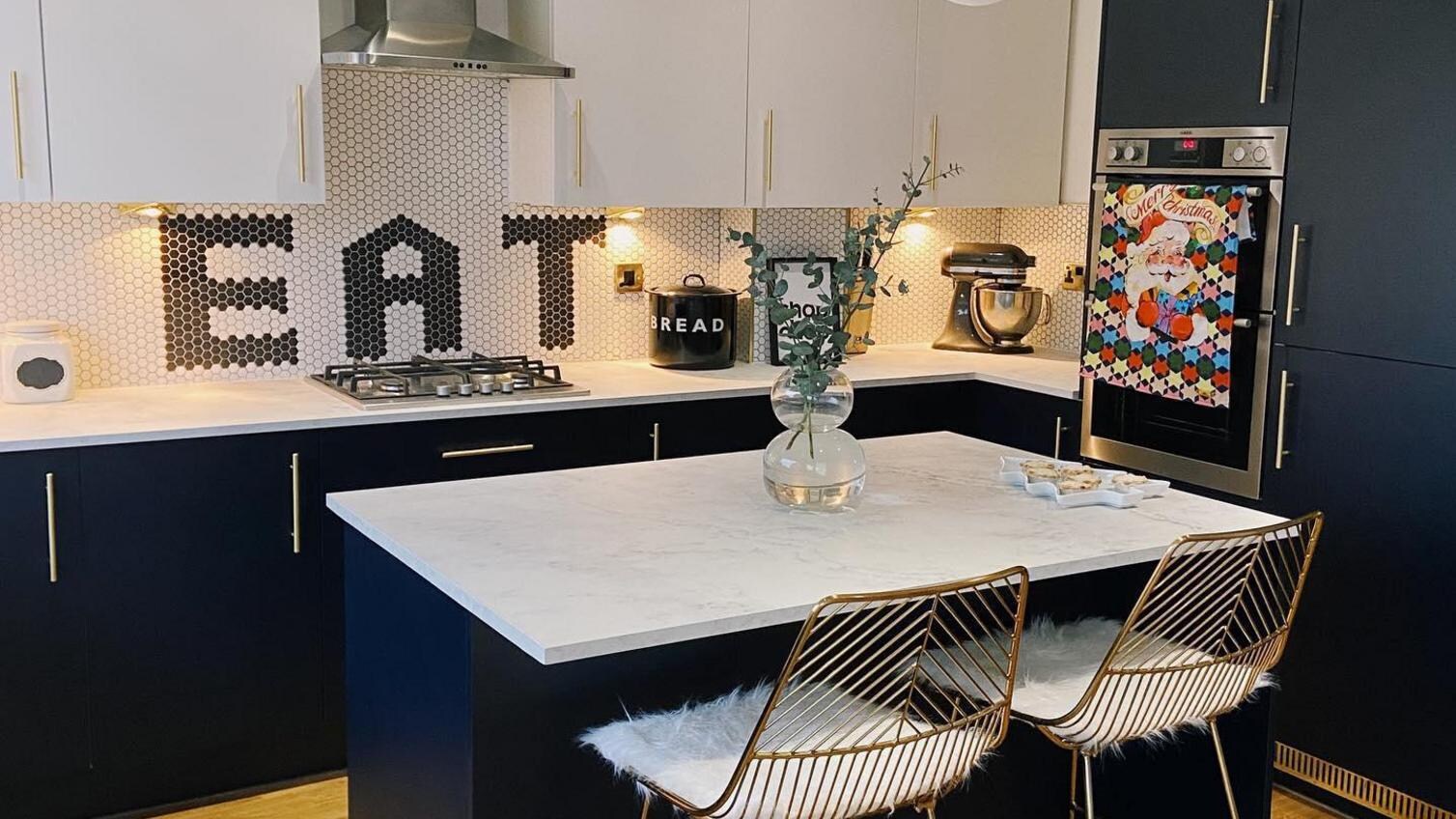 slab kitchen makeover