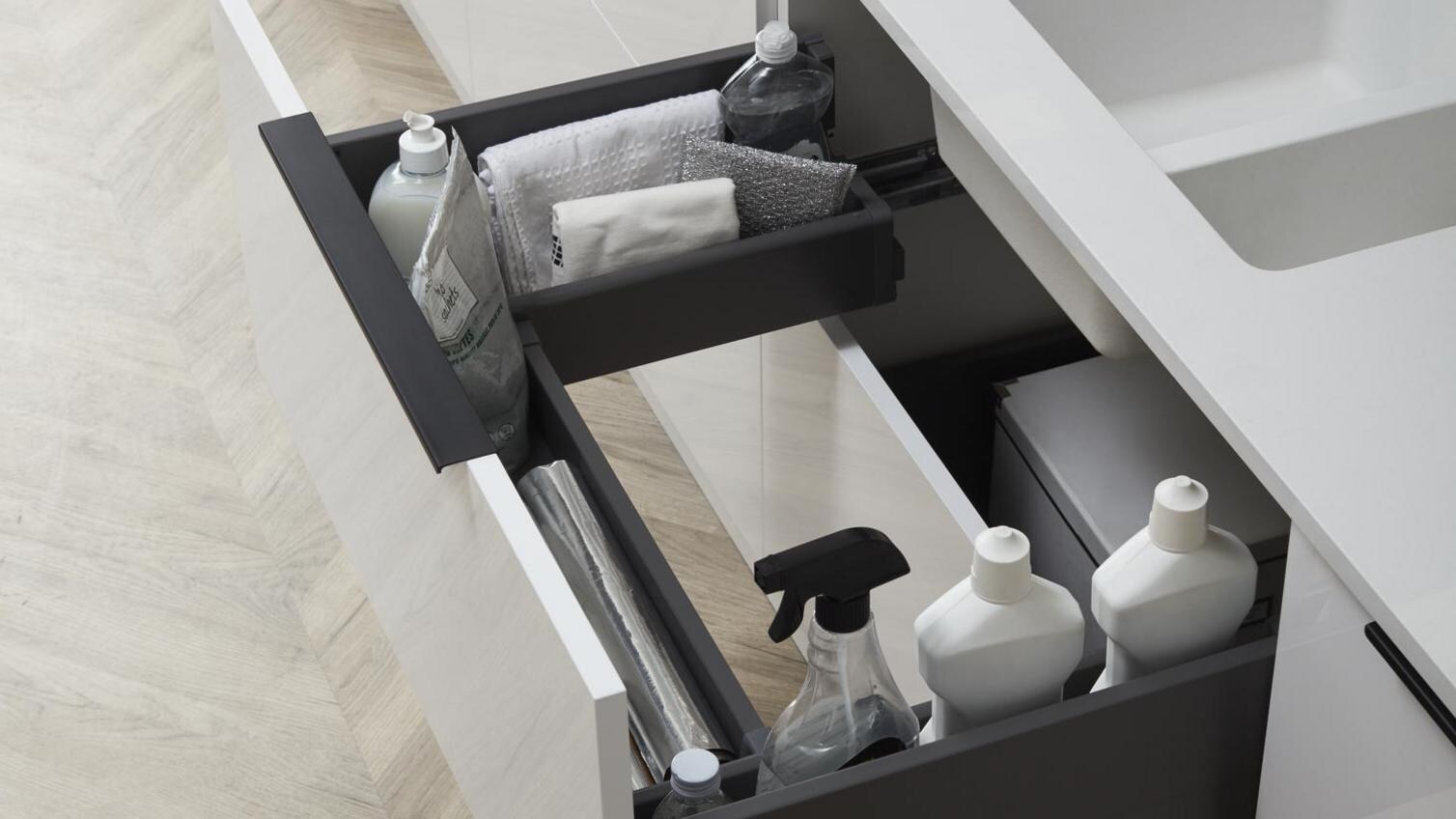 7. Undersink utility room