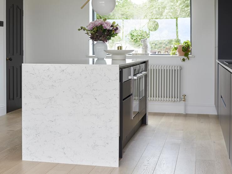 Kitchen island shot