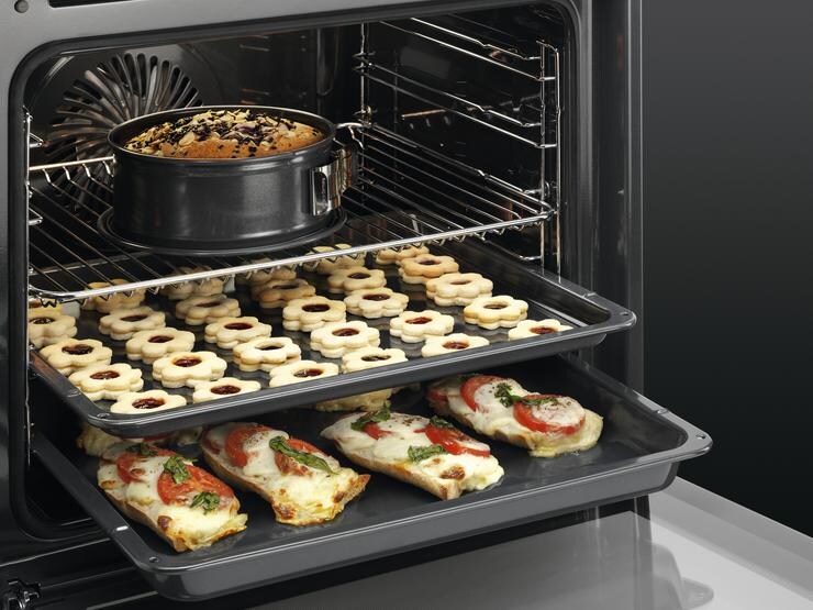 AEG T/C Pyrolytic Oven BPK642020M Multiple Trays