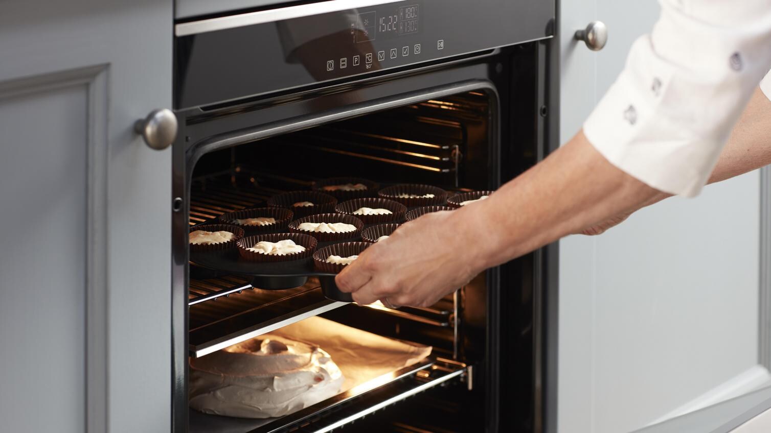 Lamona Split Cavity Oven in Elmbridge Dusk Blue