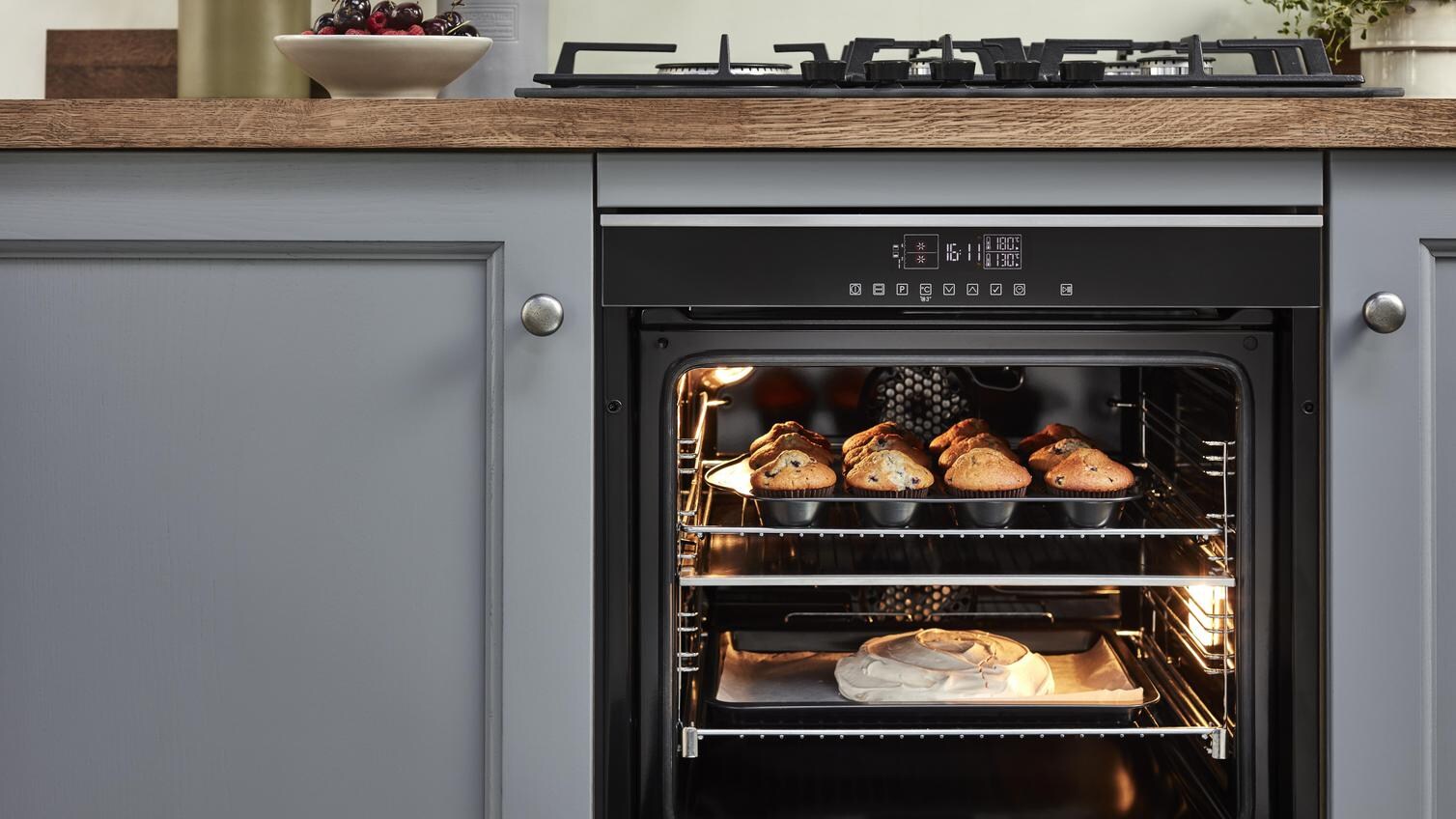 Lamona Split Cavity Oven in Elmbridge Dusk Blue
