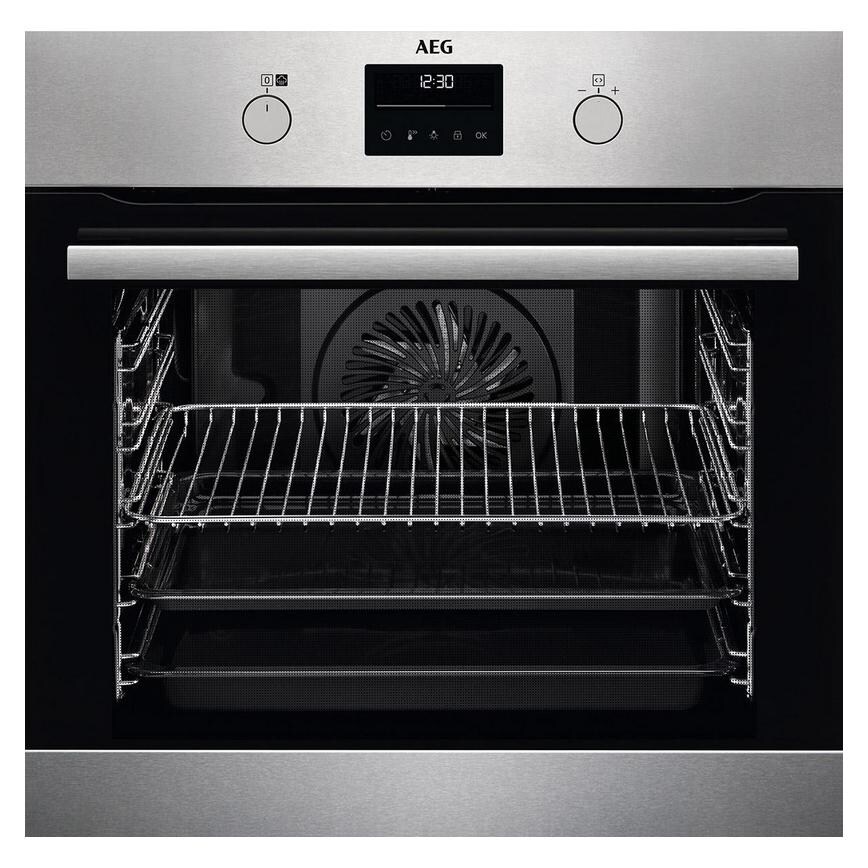 AEG 6000 Series BEK33506HM Stainless Steel Built In Single Multifunction Oven