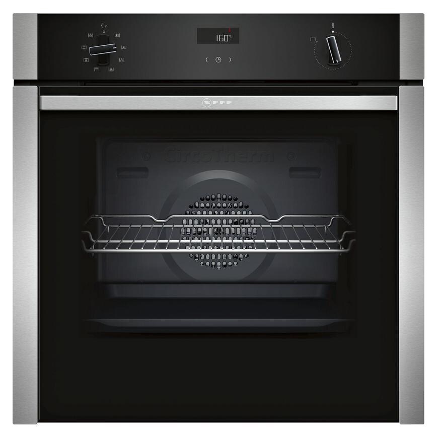 Neff B4ACF1AN0B Built In Electric 60cm Stainless Steel Single Oven