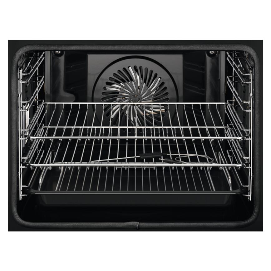 AEG 7000 Series BSK778380T Black Built In Single Steam Assist Multifunction Oven Interior