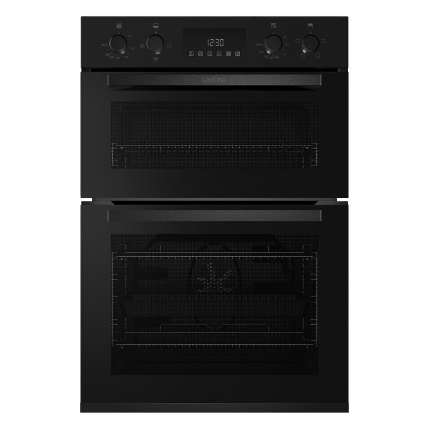 Lamona Black Built-In Double Oven