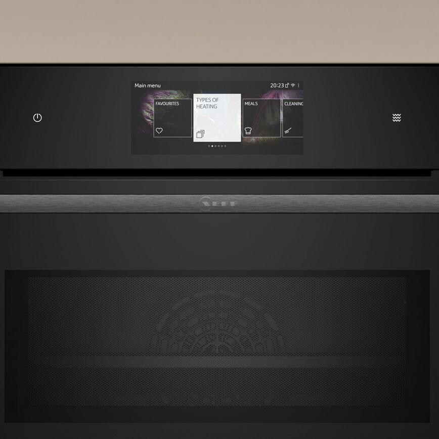 Neff N90 C24MT73G0B Built In Graphite Compact Oven With Microwave