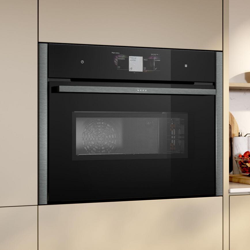 Neff N90 C24MT73G0B Built In Graphite Compact Oven With Microwave