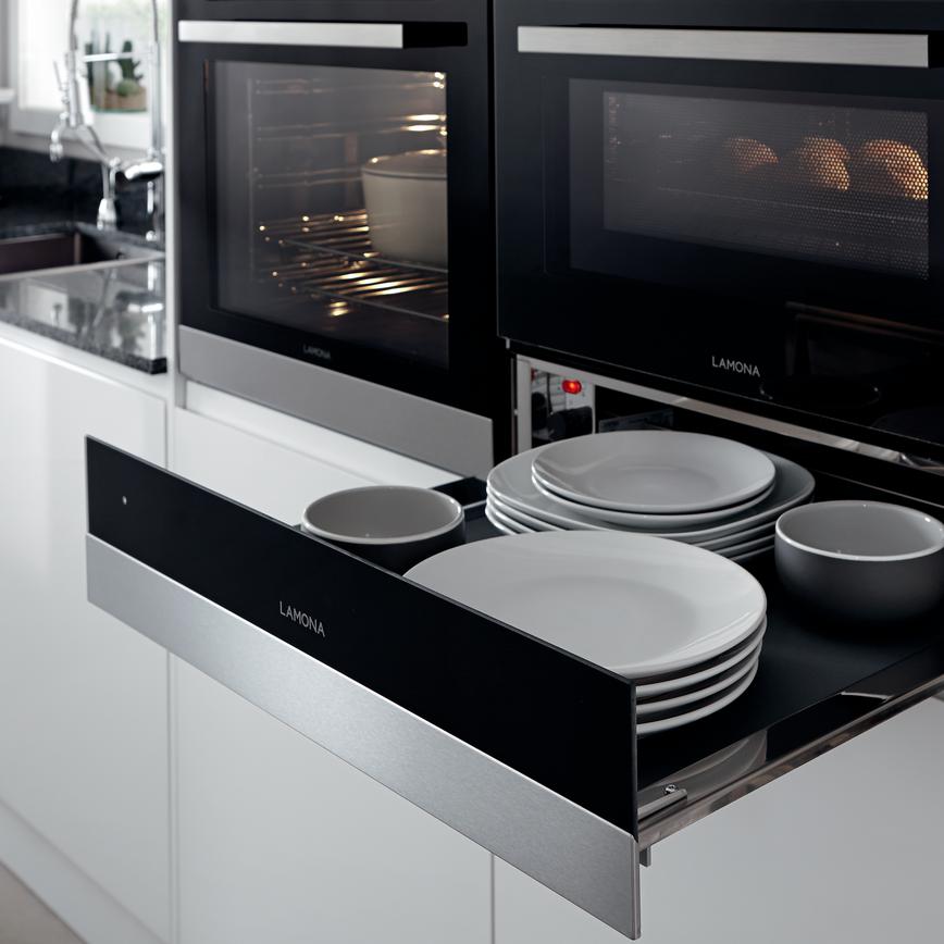 Lamona Touch Control Pyrolytic Oven, Touch Control Combination Microwave and Warming Drawer