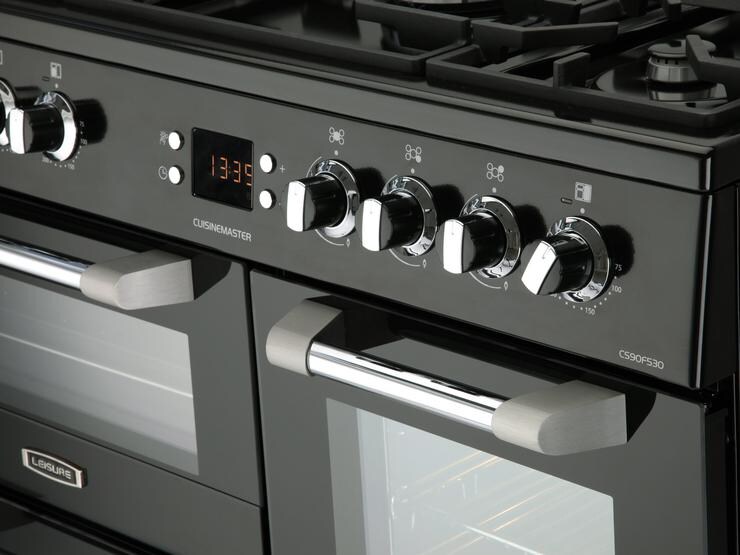 HAP5003 Leisure Black Range Cooker Cut Out Knobs