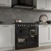 Beko KDVF90K 90cm Dual Fuel Black Range Cooker