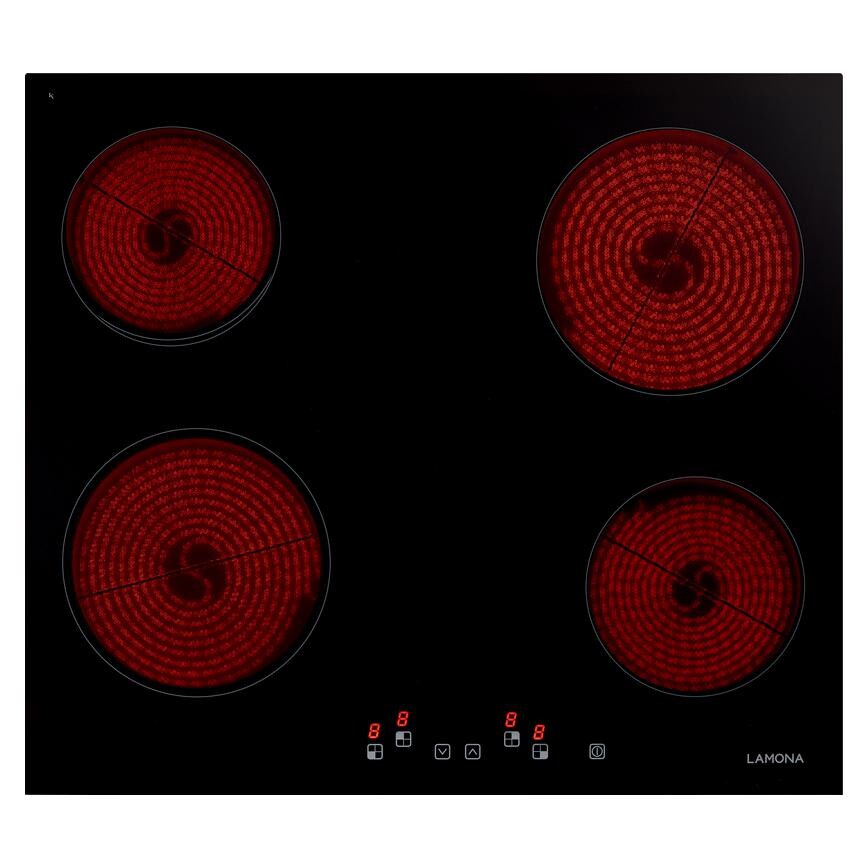 Lamona LAM1746 60cm Black Electric Ceramic Hob