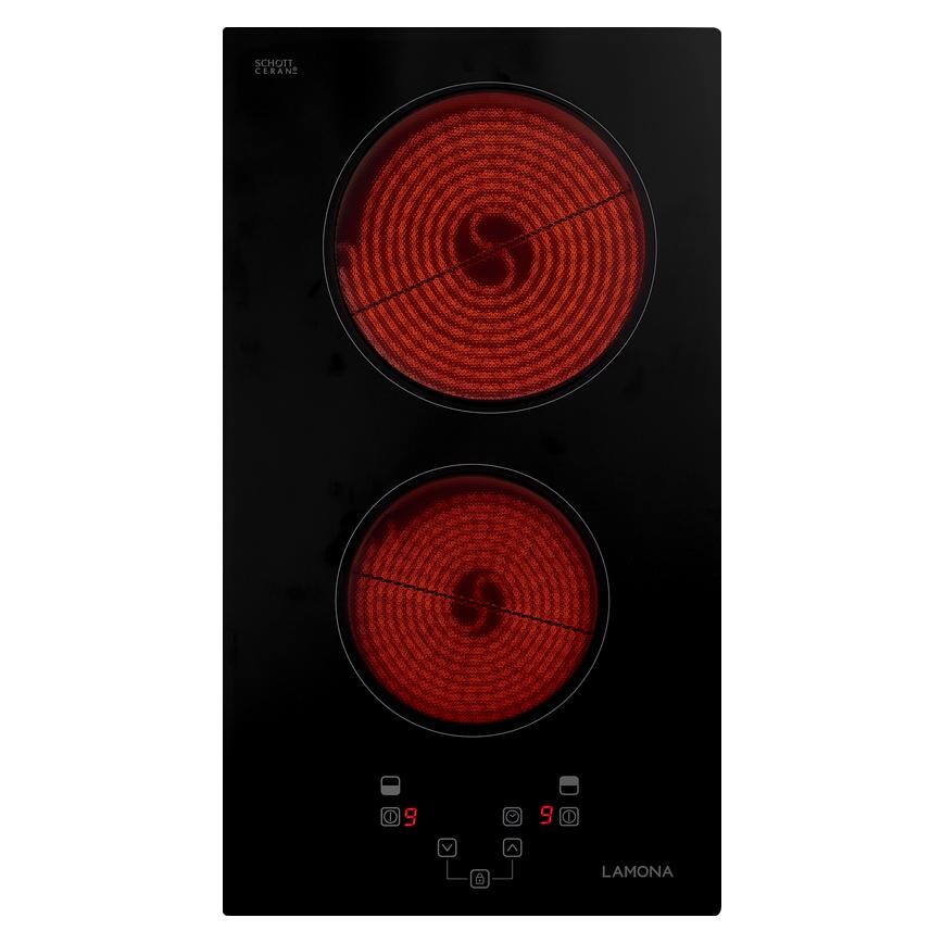 Lamona LAM1749 29cm Black Domino Ceramic Hob