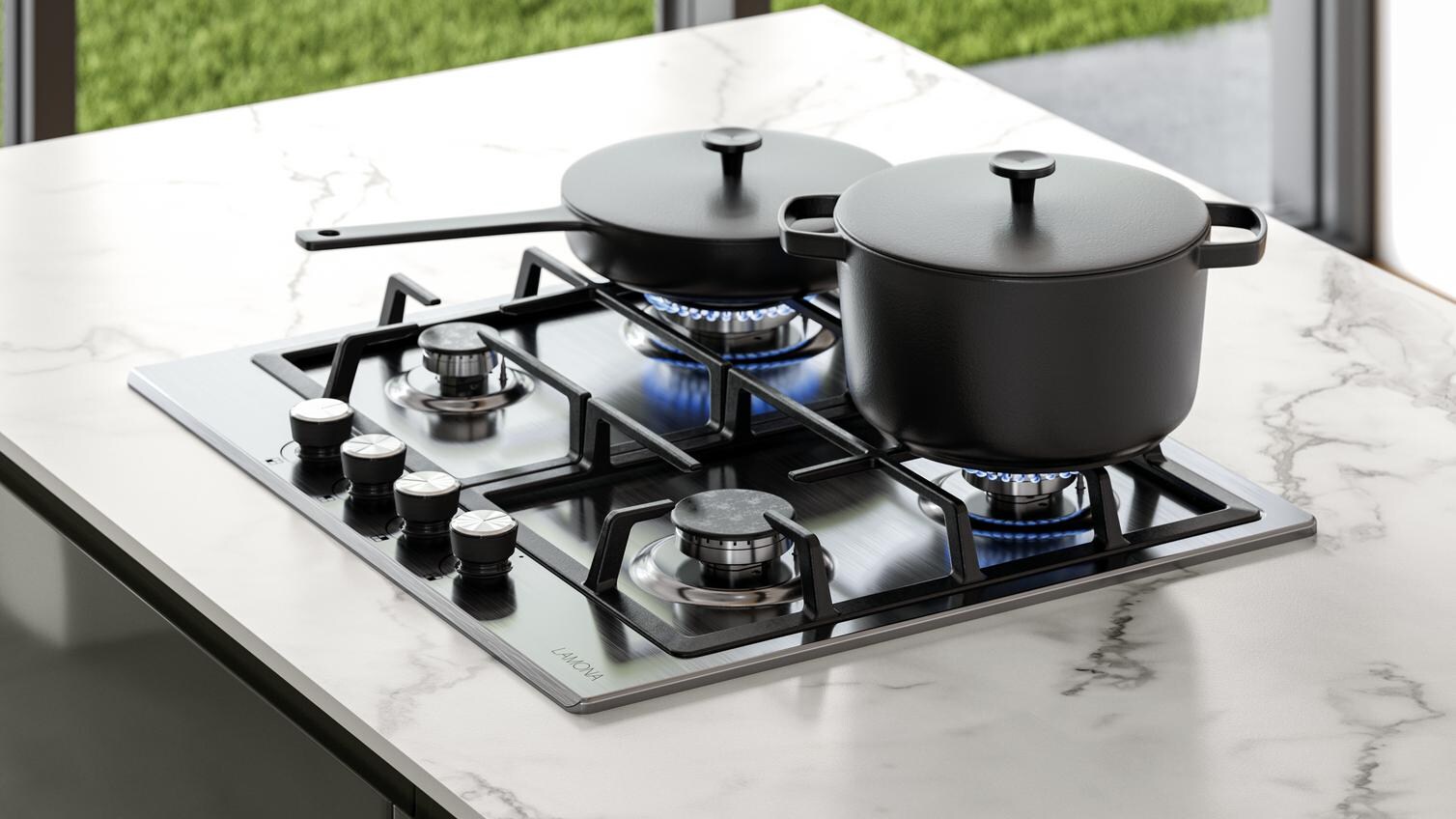LAM1112 Lamona 4 Burner Detail