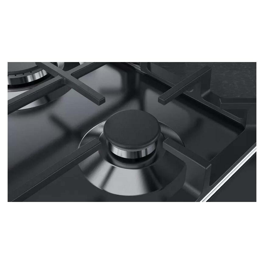 Neff N70 T27DS79N0 75cm Stainless Steel Gas Hob Small Burner Off