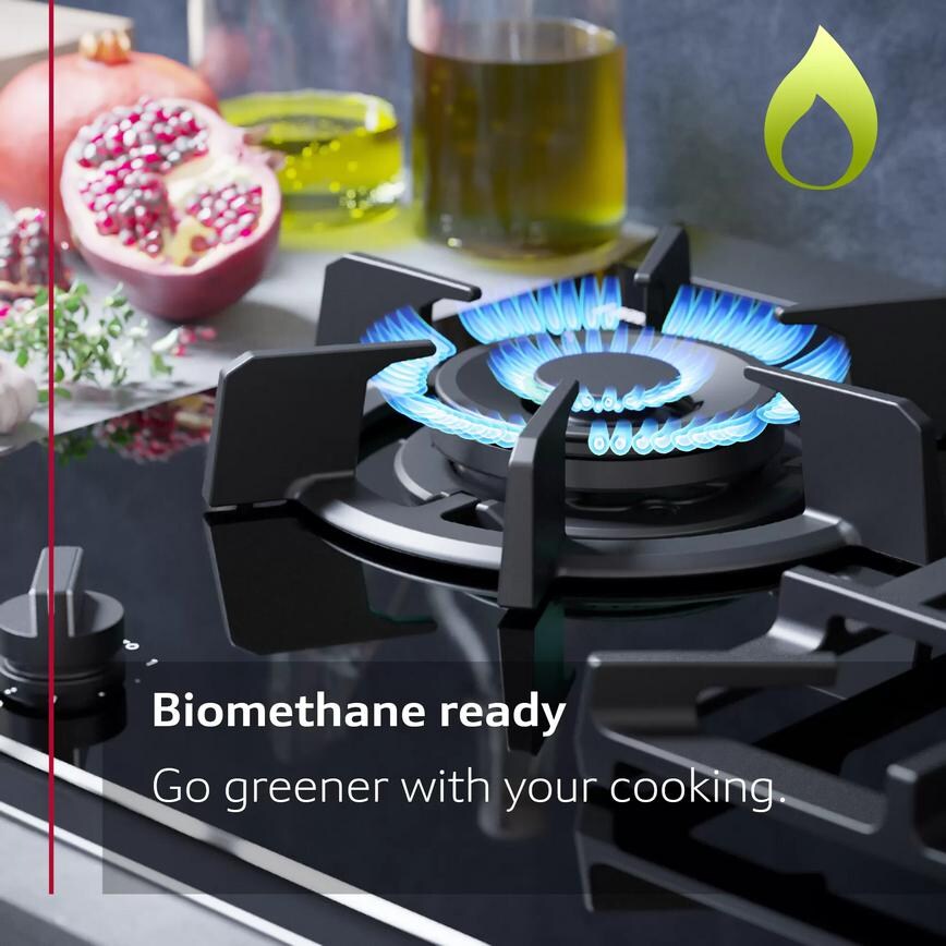 Neff N70 T27DS79N0 75cm Stainless Steel Gas Hob Biomethane Ready