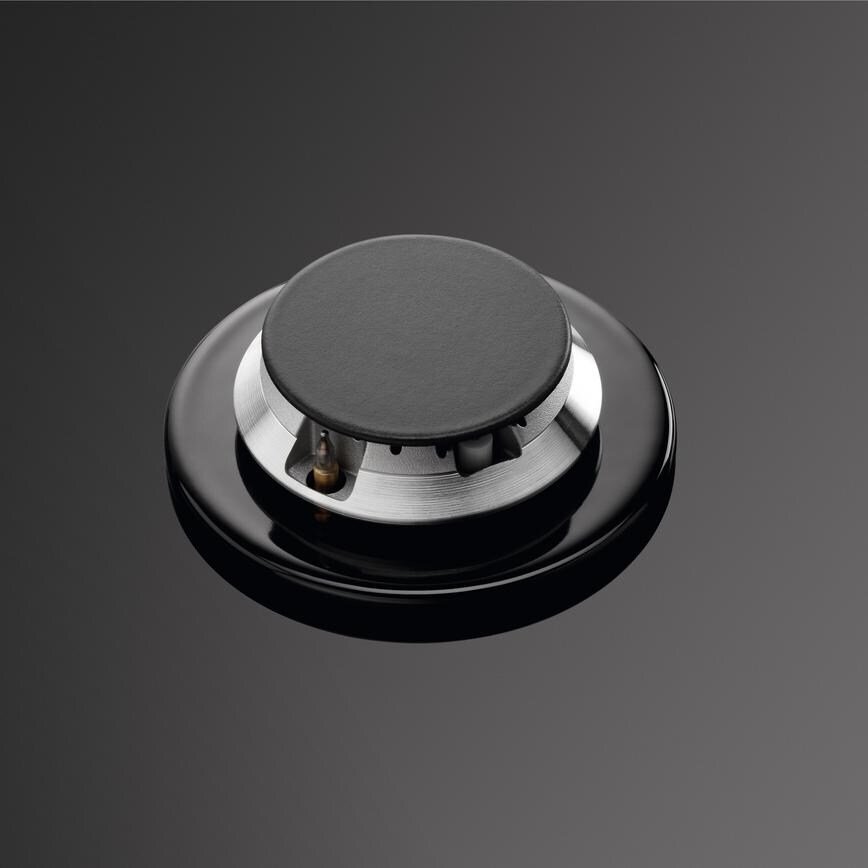 AEG Series 8000 HKB95450NB 90cm Black Gas Hob Small Burner