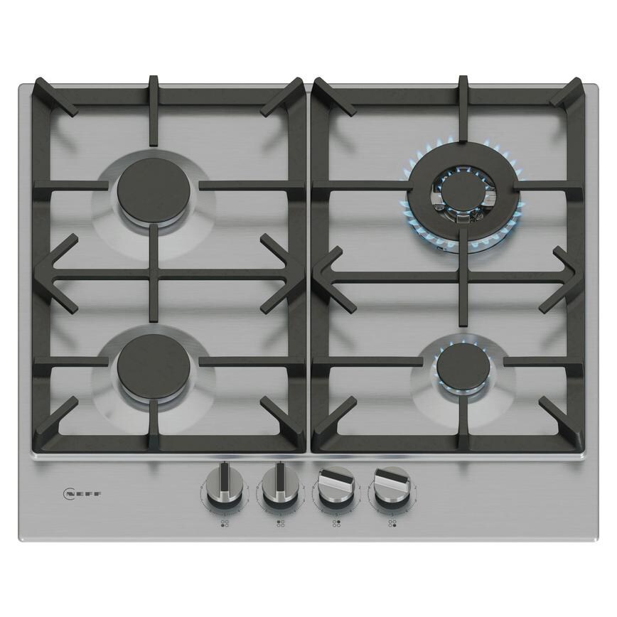 Bosch N70 T26CIH8N0 60cm Stainless Steel Gas Hob