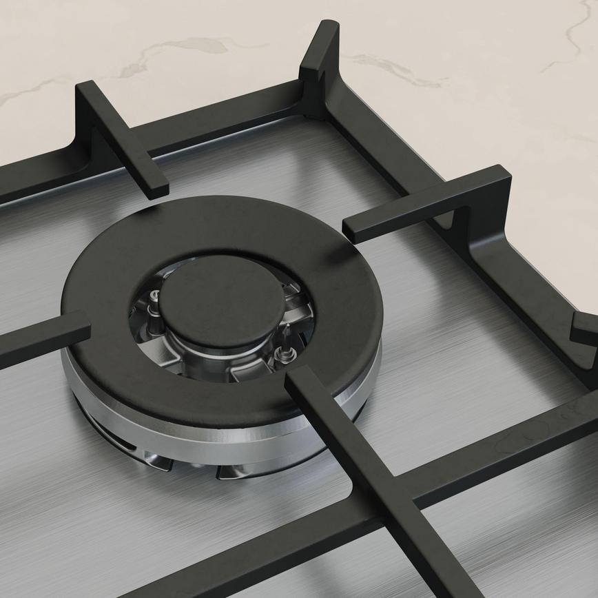 Bosch N70 T26CIH8N0 60cm Stainless Steel Gas Hob