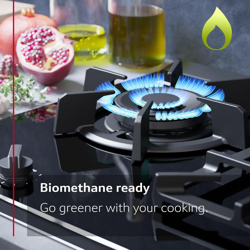 Bosch N70 T26CIH8N0 60cm Stainless Steel Gas Hob