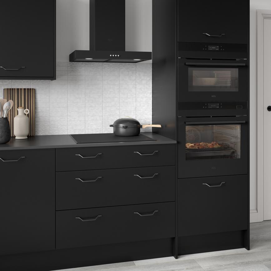 AEG Saphire 60cmvMatt Black InductionvHob Hockley Black