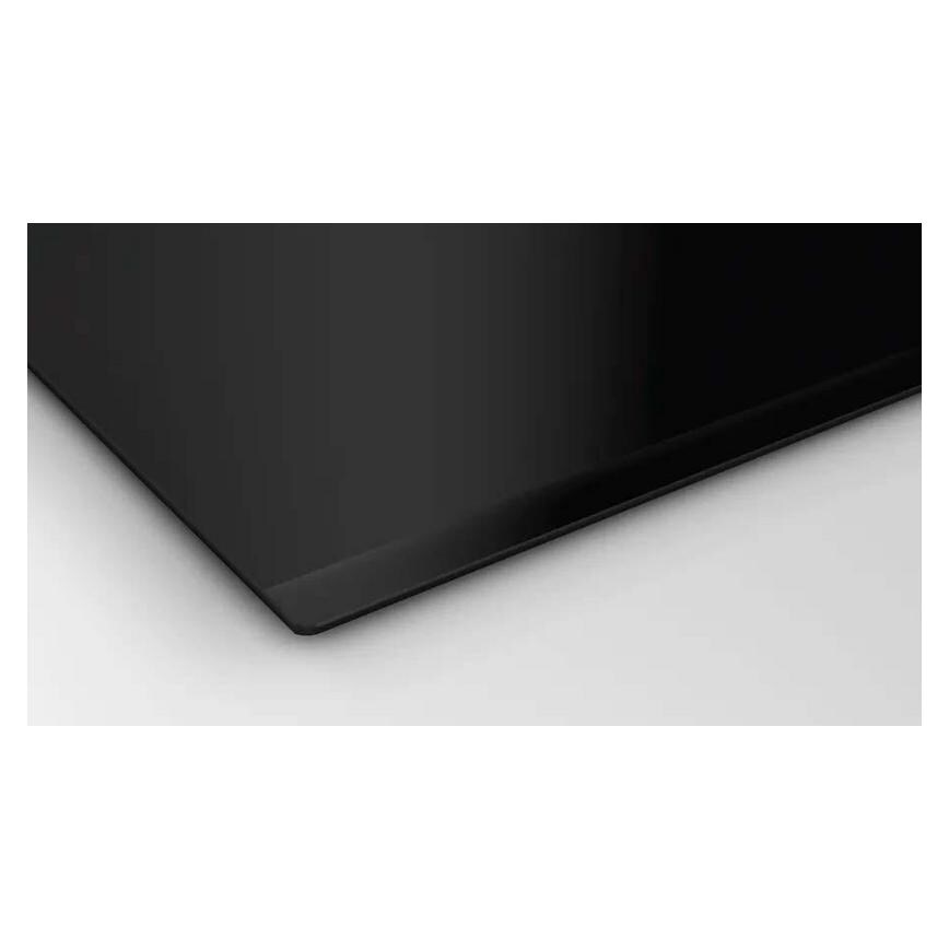 Bosch Serie 4 PIE631BB5E 60cm Black Electric Induction Hob Close up of the Edge