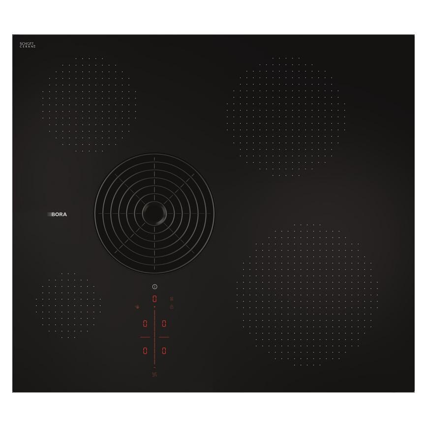Bora Pure Family PURSU 60cm Black Electric Induction Hob With Extractor