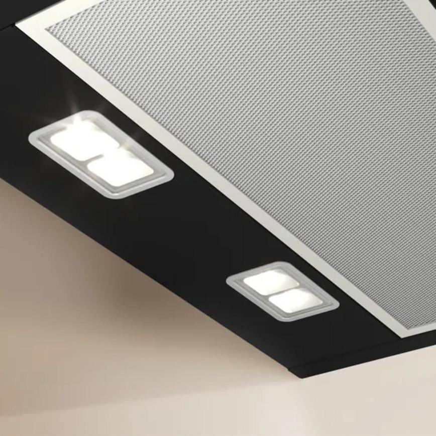 Neff Fridge Freezer Black Angled 60cm Cooker Hood Light