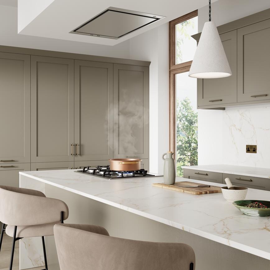 Ceiling hood in Chilcomb Mushroom