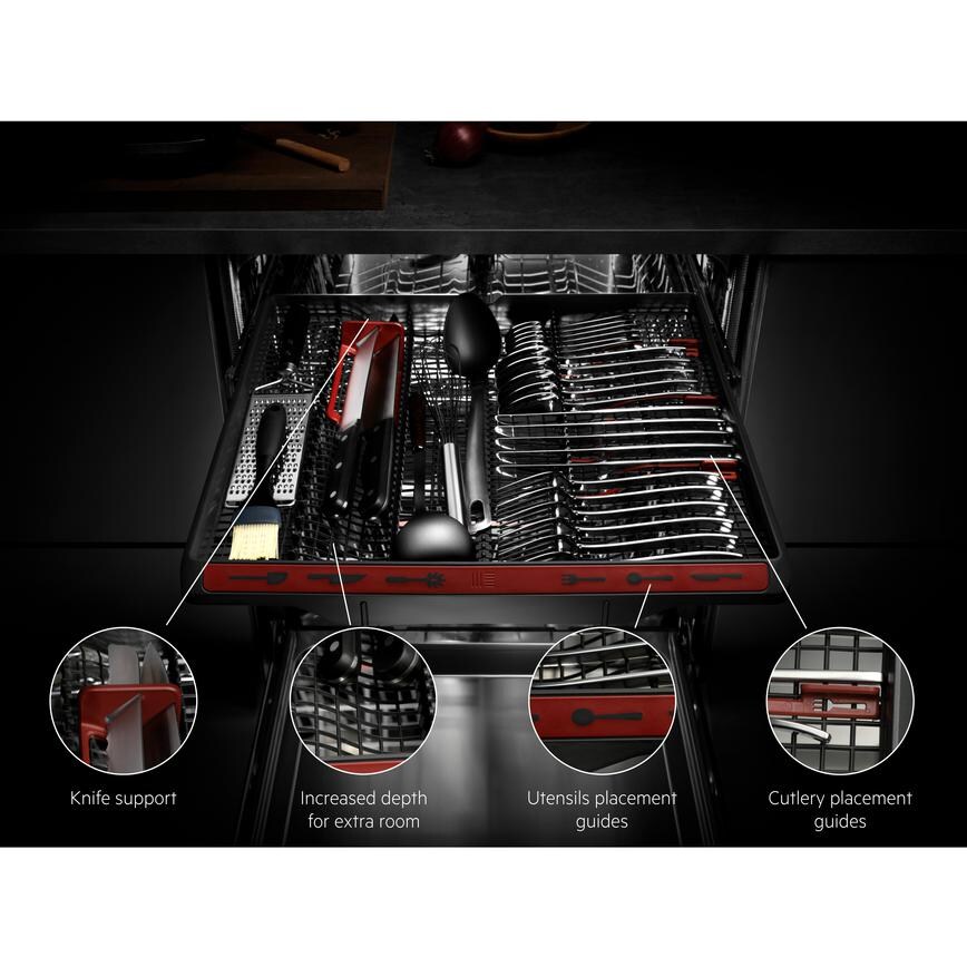 AEG FSK52917Z Integrated Full Size Black Control Panel Dishwasher
