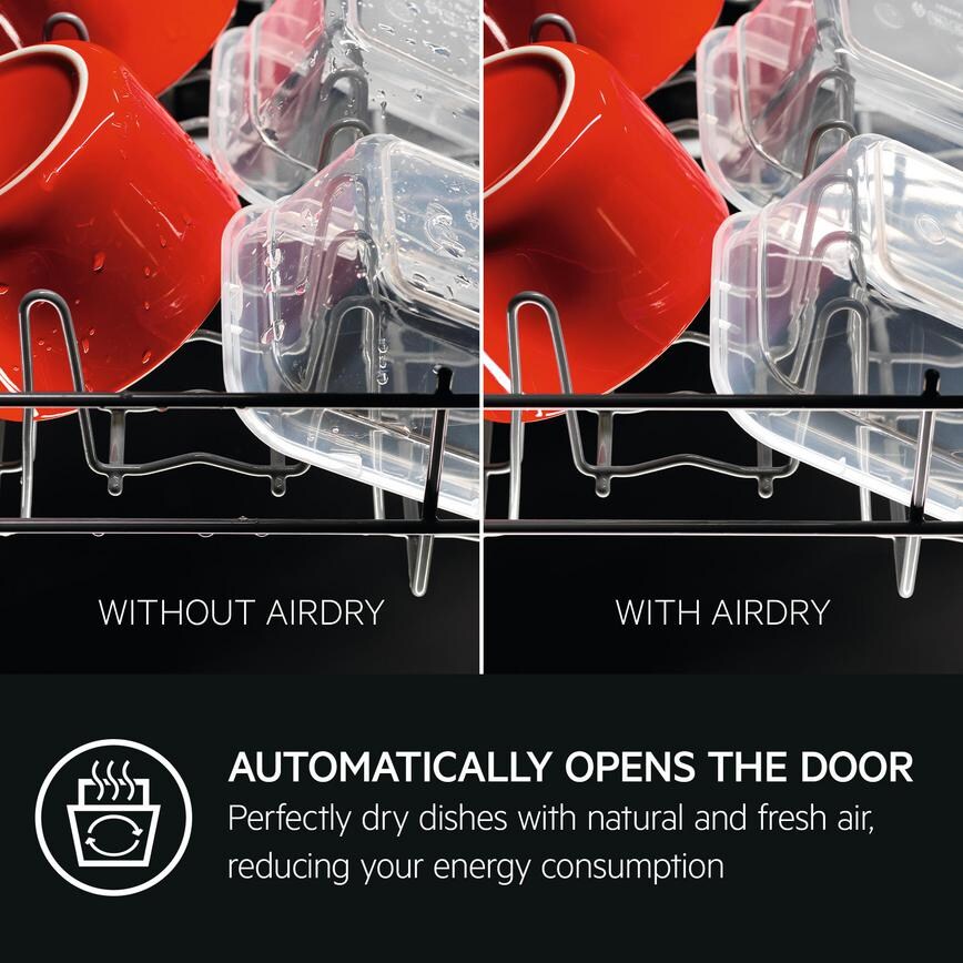 AEG Series 7000 FSB73427Z Integrated Slimline White Control Panel Dishwasher
