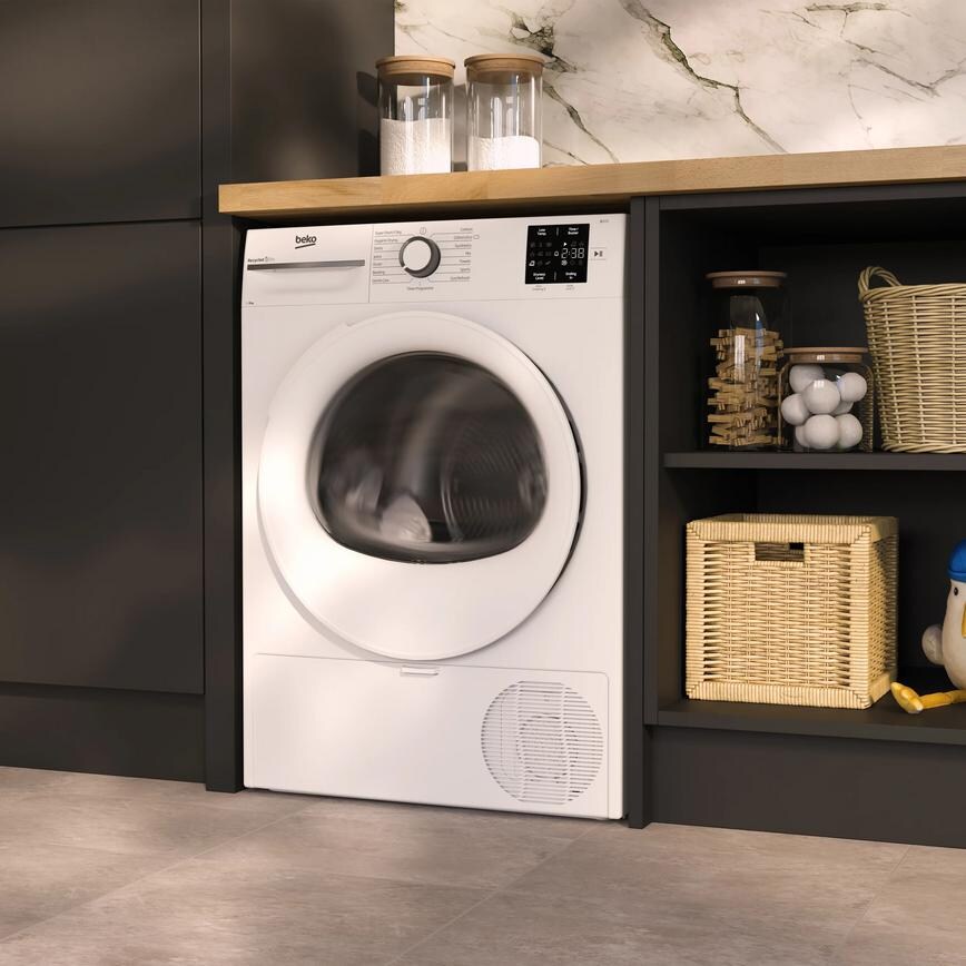 Beko Freestanding 8kg White Heat Pump Dryer