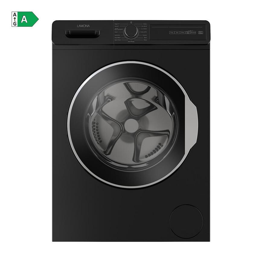 Lamona Freestanding Washing Machine Black Energy Rating