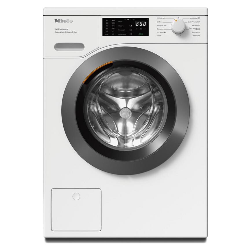 Miele W1 WED385 Freestanding 9kg 1400rpm White Washing Machine From Closed