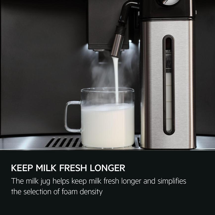 AEG NKC8N7T Series 8000 Built In Bean to Cup Black Coffee Machine