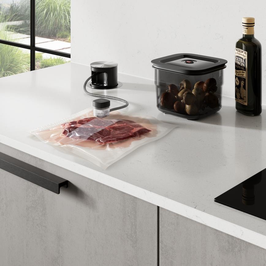Bora Qvac Stainless Steel in Hockley Concrete