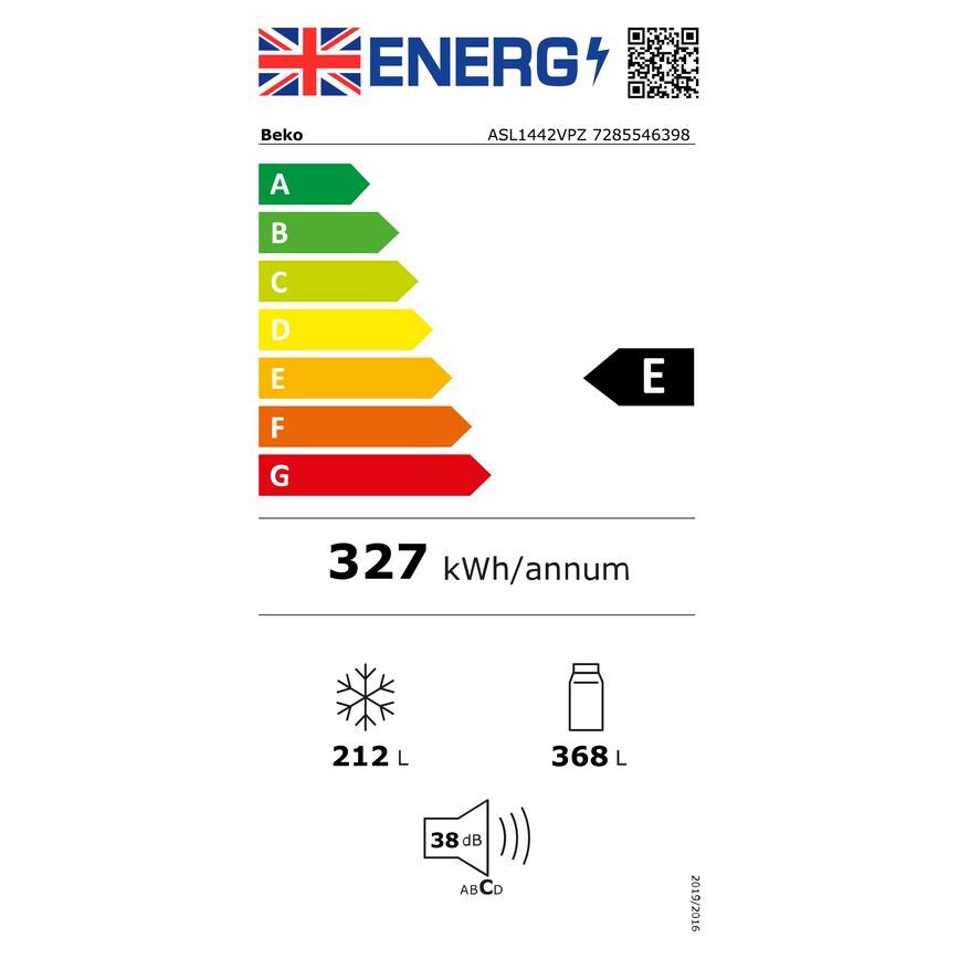 FBQ6102 UK Energy Label Beko 90cm SBS ASL1442VPZ