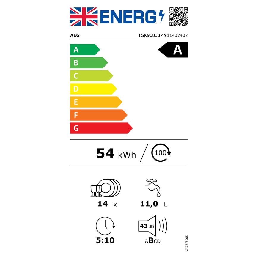 HAG8610 FSK96838P Energy Label