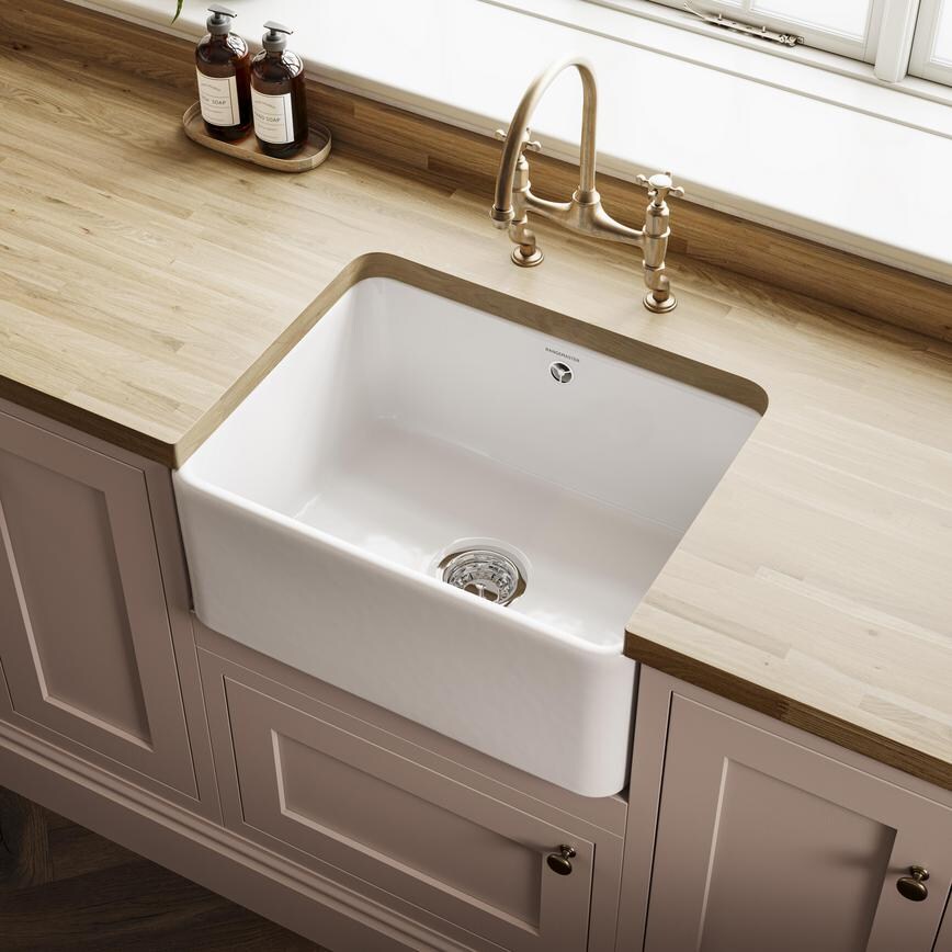 Rangemaster Ceramic Butler Sink Ilfracombe Linen 