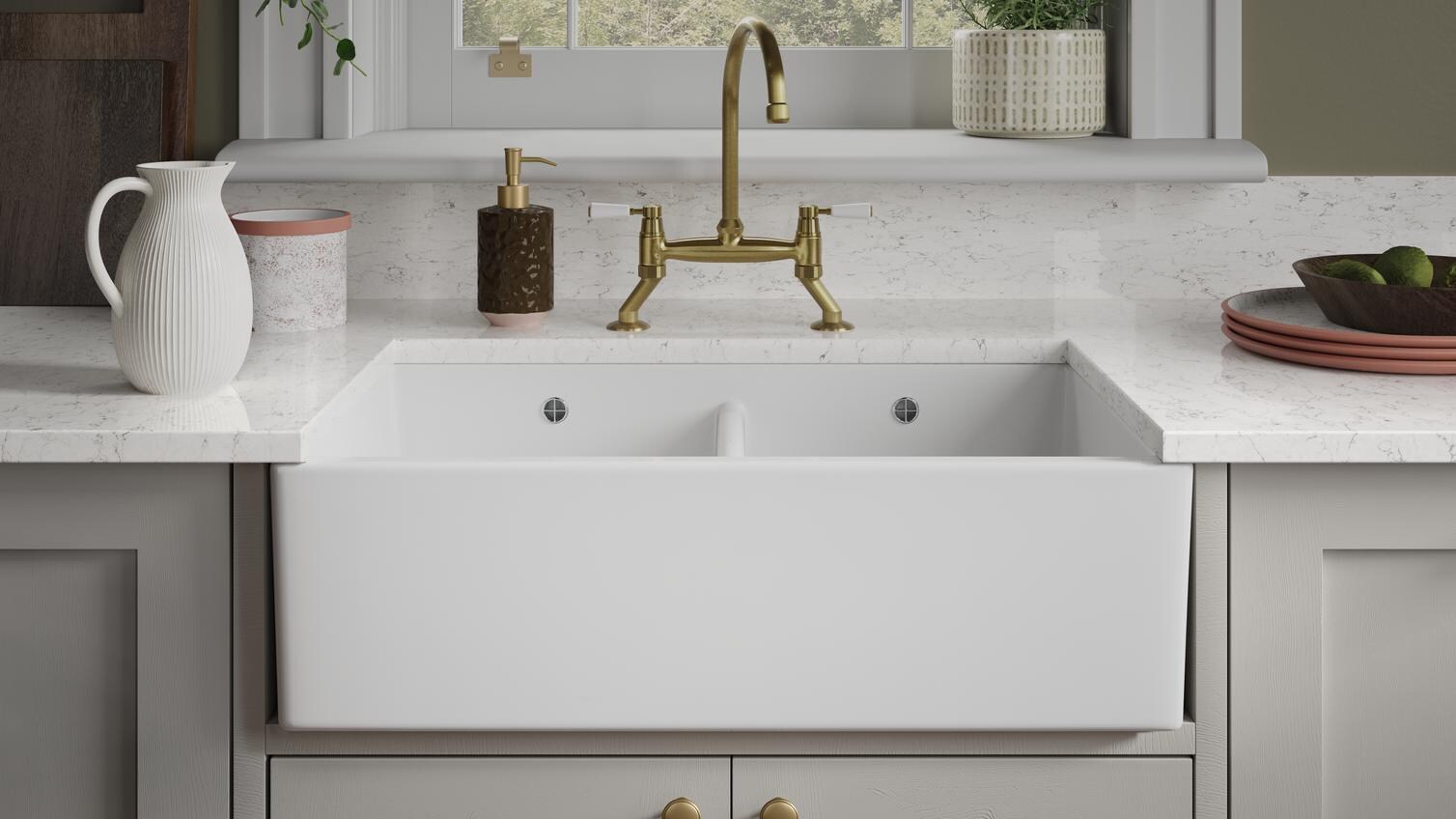 Winterburn Butler Double Bowl