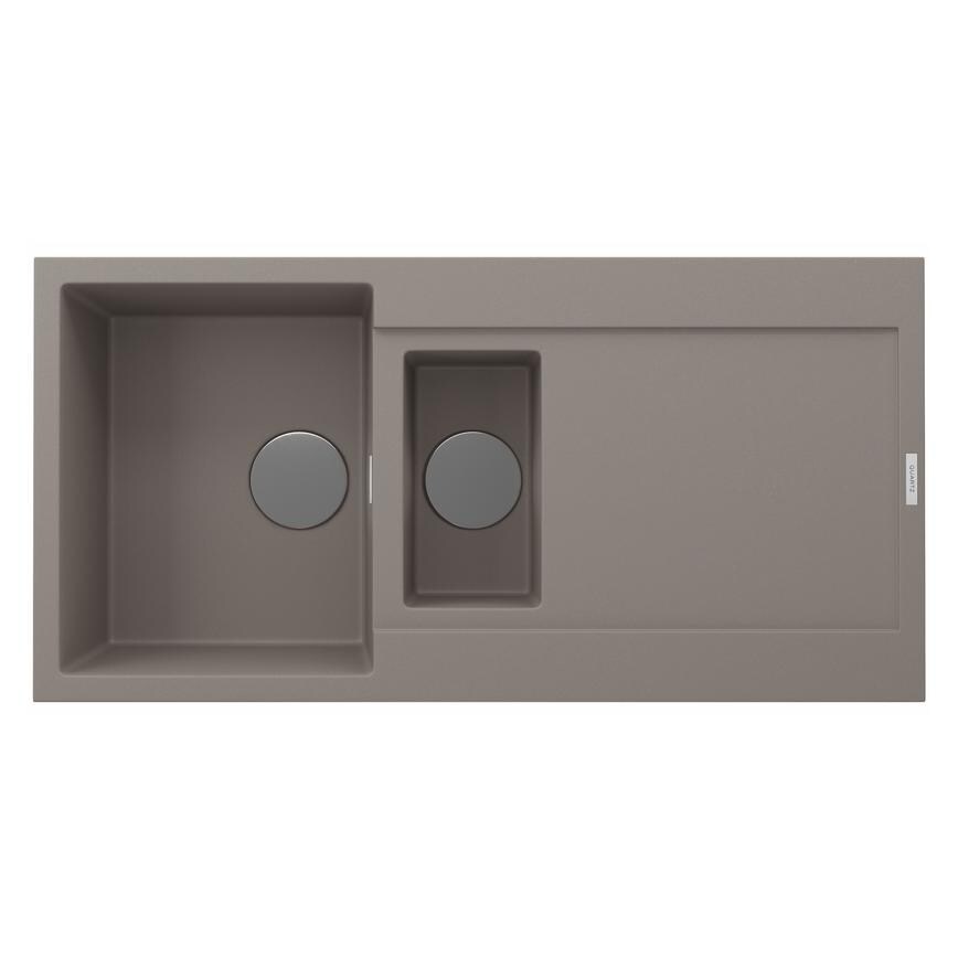 Chasewater 1.5 Bowl Reversible Inset Granite Composite Fossil Kitchen Sink