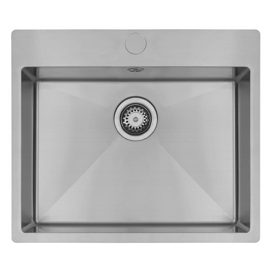 Rangemaster Hollowbrook Stainless Steel Single Bowl Sink With WAS5255