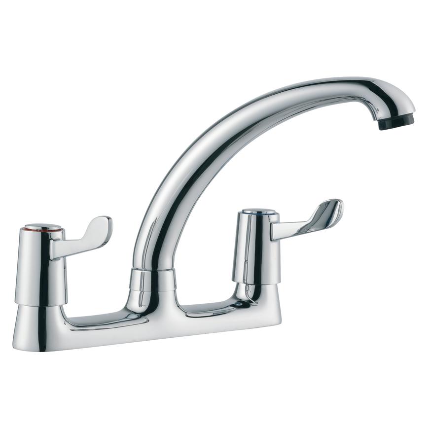 Lamona Chrome Lever Deck Mixer Tap