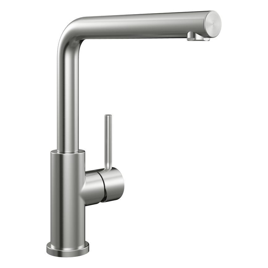 Franke Glenda Satin Stainless Steel Right  Angled Mixer Kitchen Tap