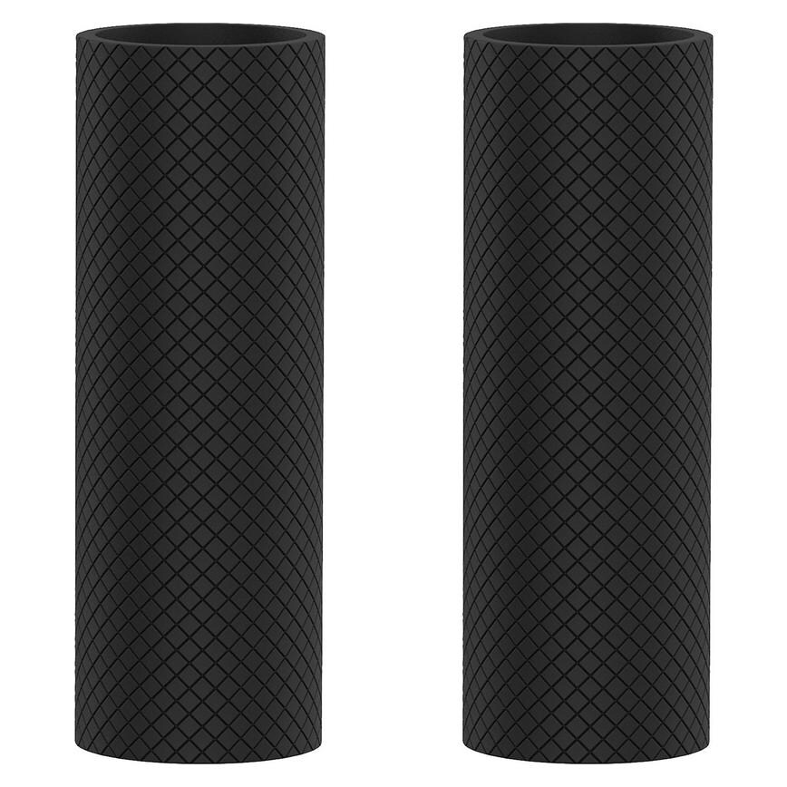 Pronteau Kynance Matt Black Knurled Kitchen Tap Handles 