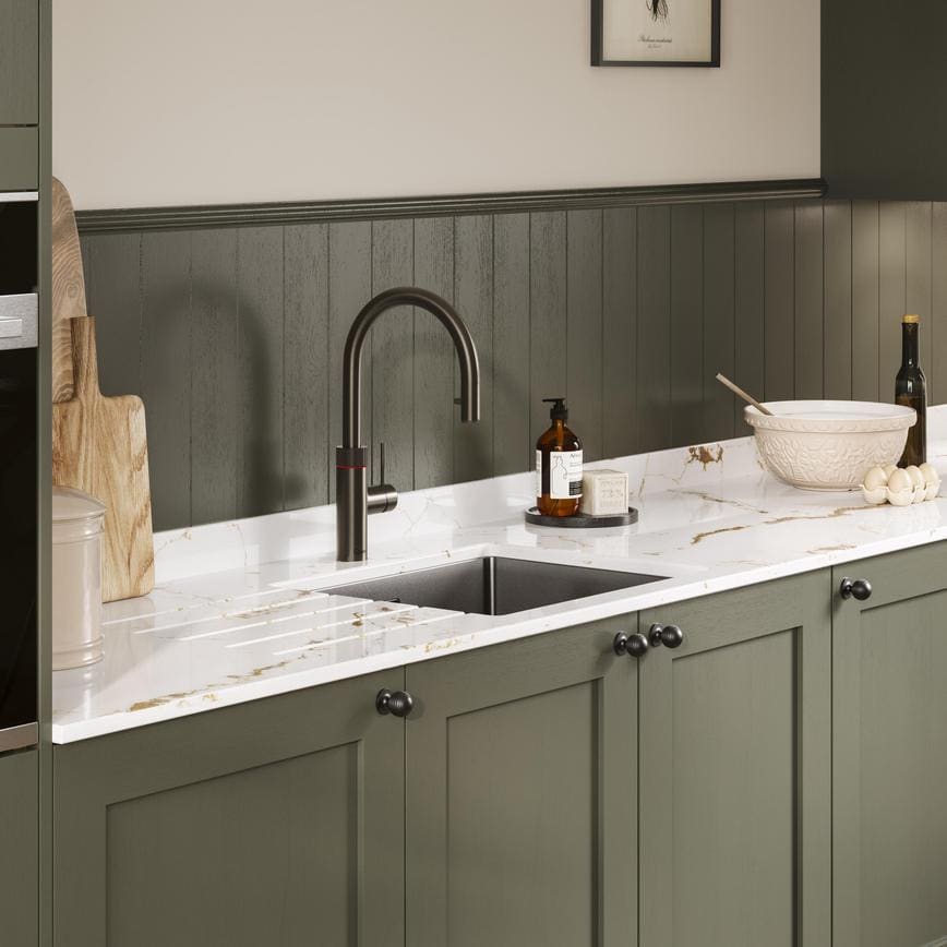 Quooker Flex Pro 3 Gun Metal Chilcomb Ash Green 