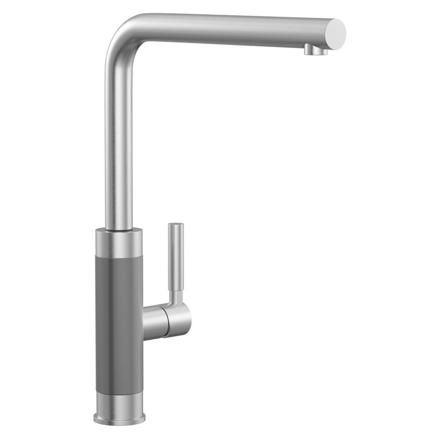Franke L  Spout  Brushed Steel Tap