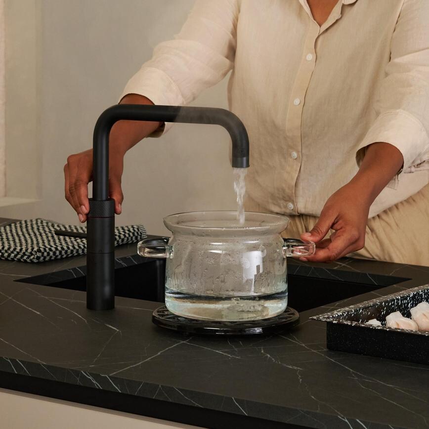 Quooker Fusion Square Black Boiling Water Tap